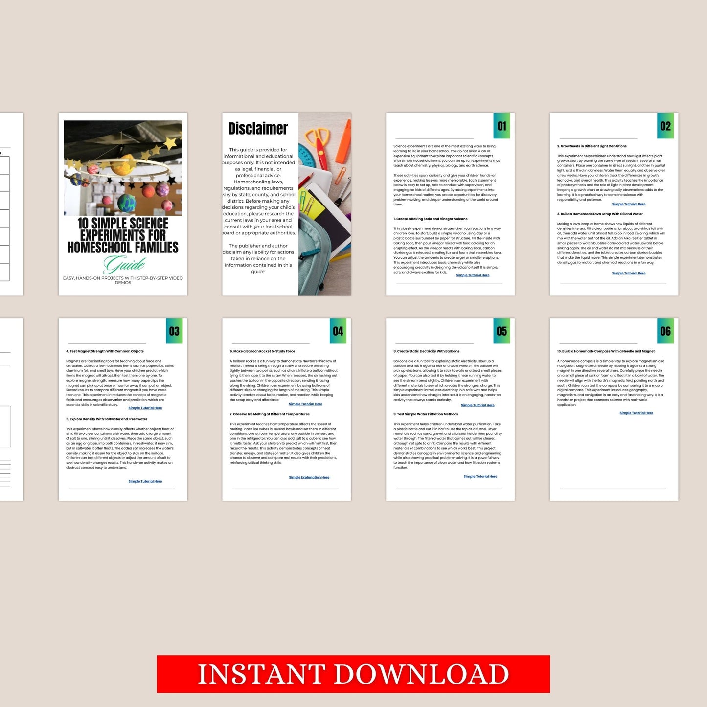 10 Simple Science Experiments For Homeschool Students Guide with MRR