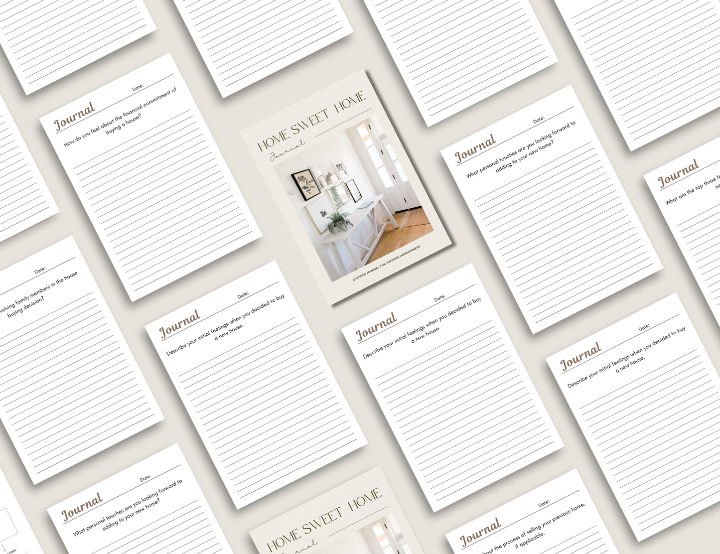 Home Sweet Home Journal For Aspiring home owners