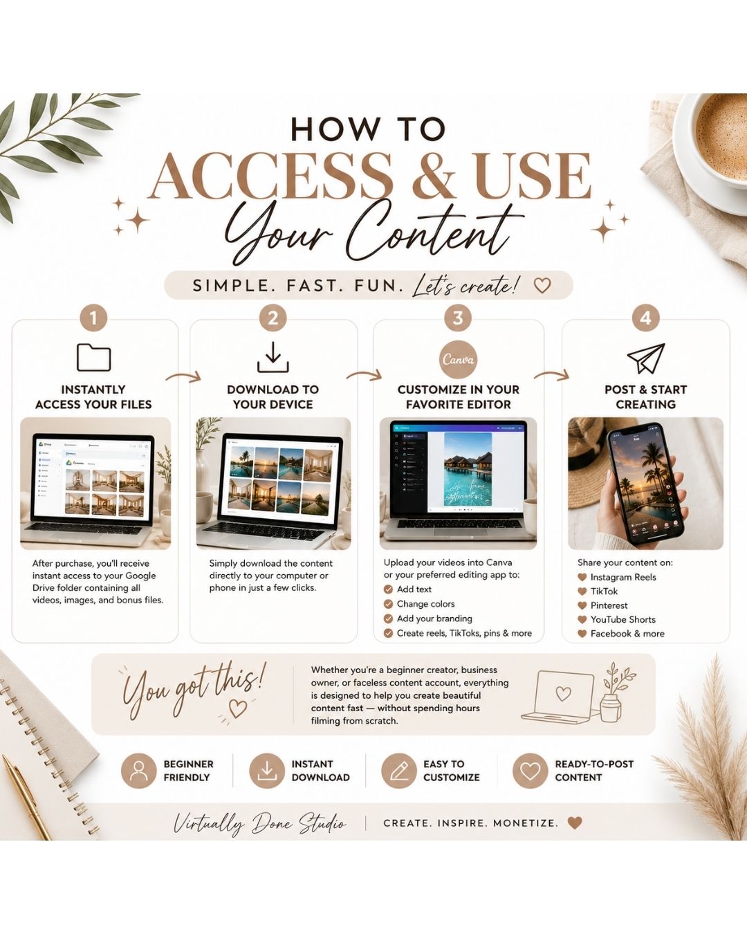 Travel Destination with Country Hooks Video Bundle For Travelers