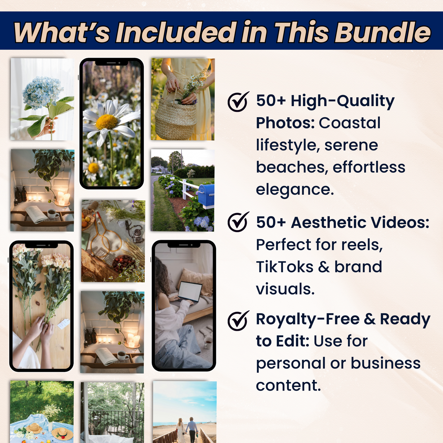 MRR Coastal Grandmother Aesthetic Video and Image Bundle