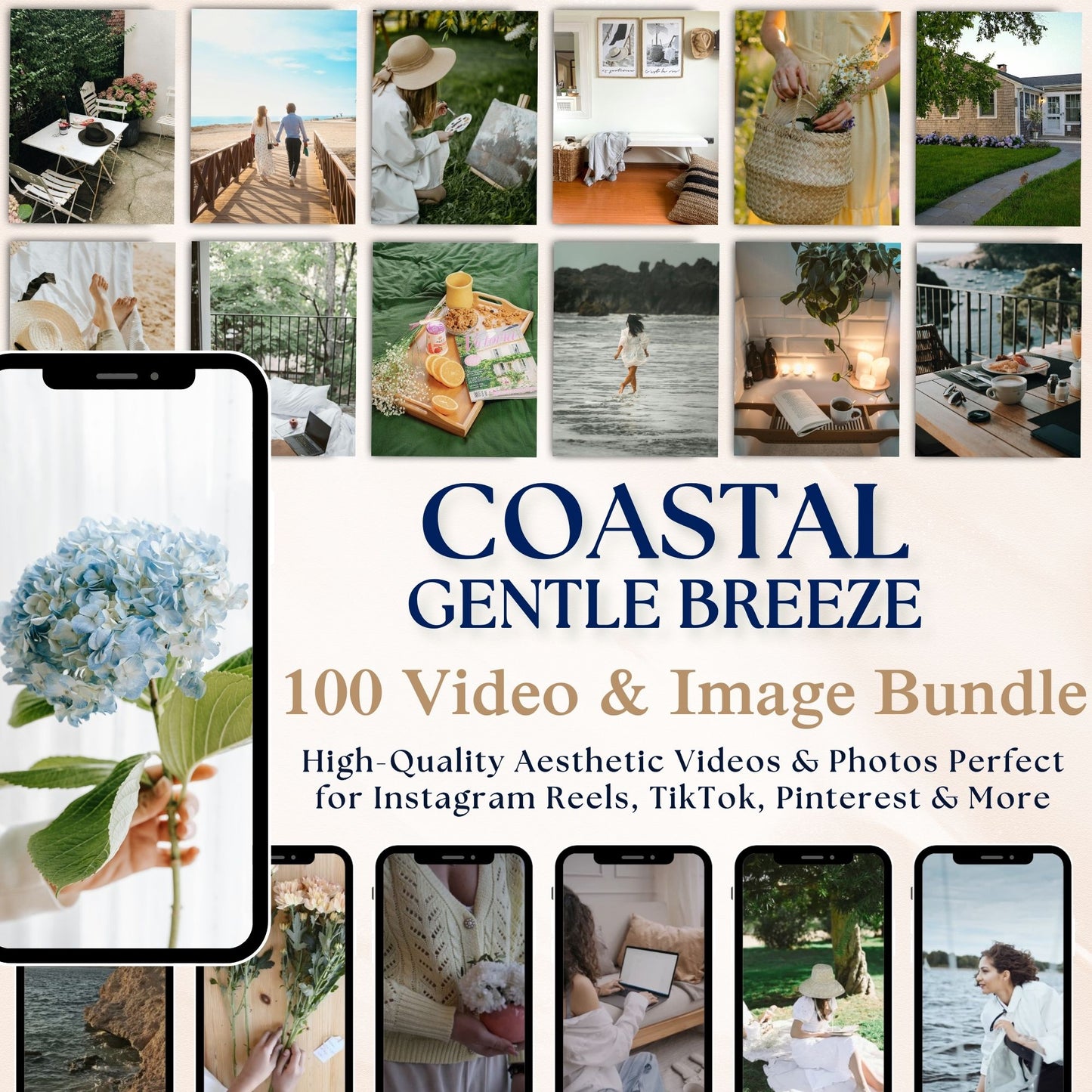 MRR Coastal Grandmother Aesthetic Video and Image Bundle