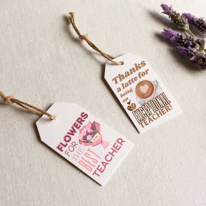 19 Teacher Appreciation Gift Tags with Master Resell Rights