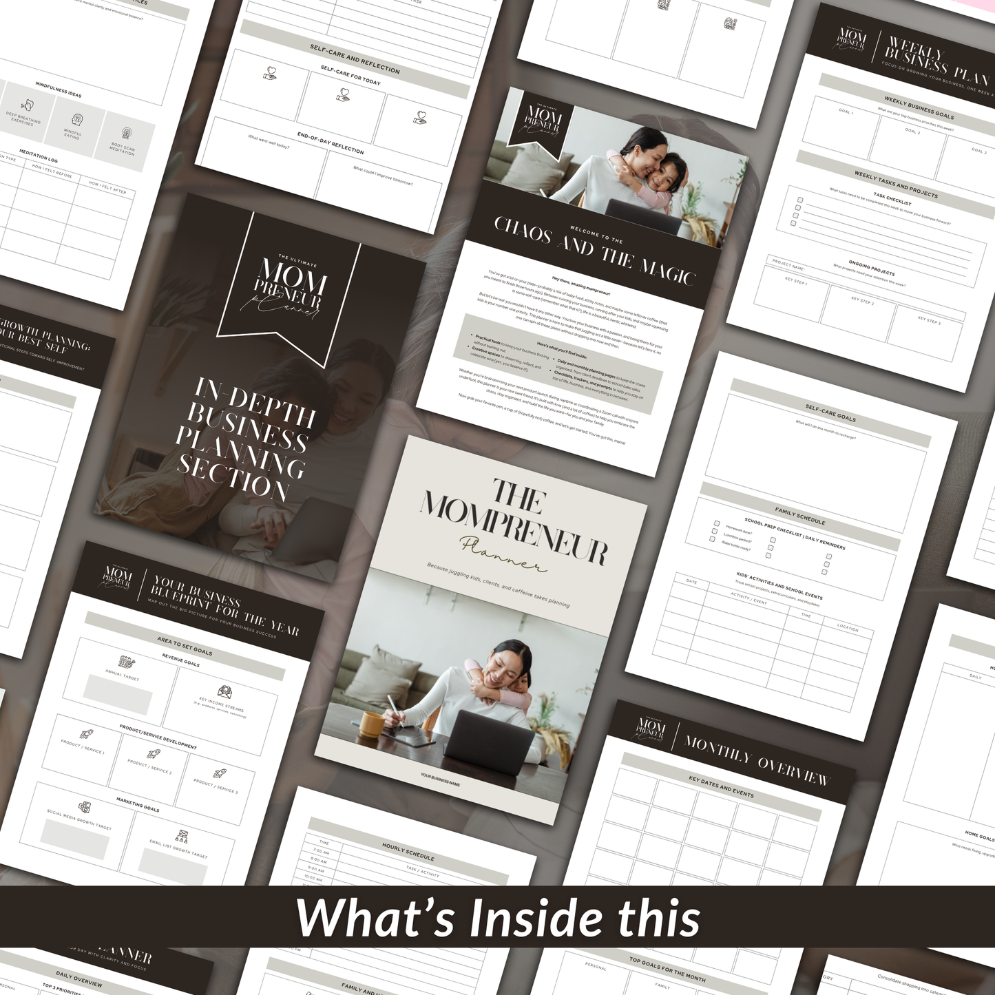 Mompreneur Printable Digital Planner MRR
