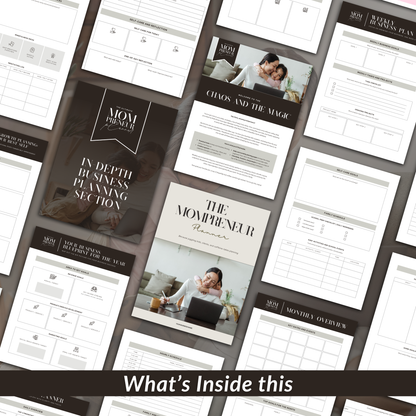 Mompreneur Printable Digital Planner MRR