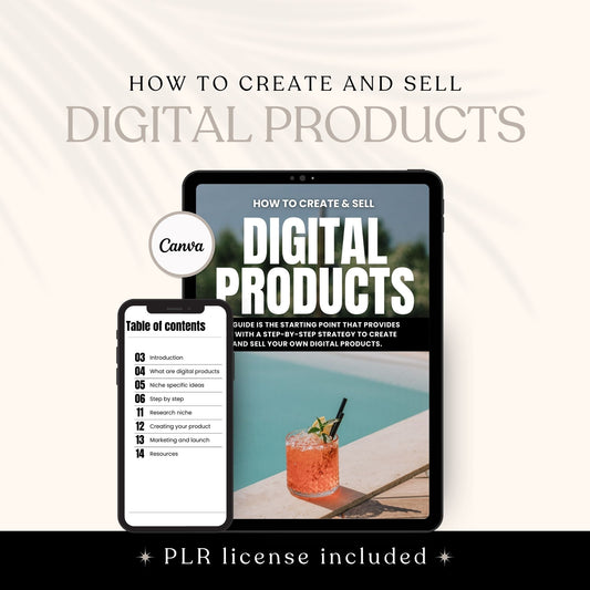 How To Create and Sell Digital Products Ebook