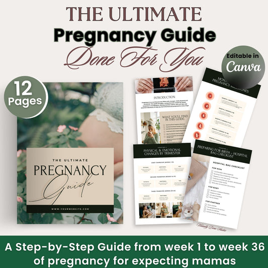 Editable Pregnancy Guide for Moms with MRR
