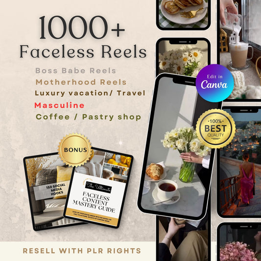 1,000 Faceless Videos Bundle + Bonus Guide