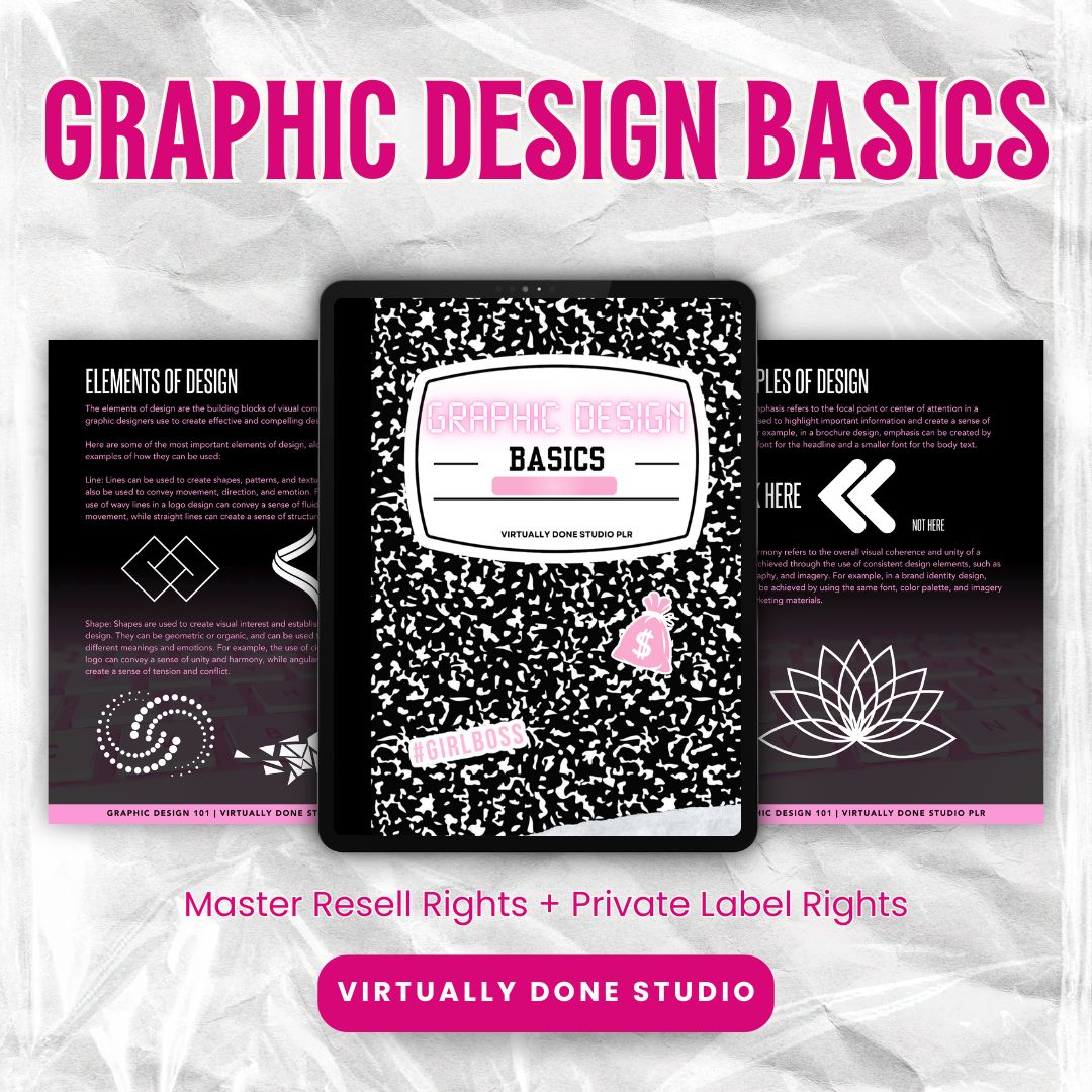 Graphic Design Basics For Digital Product Beginners