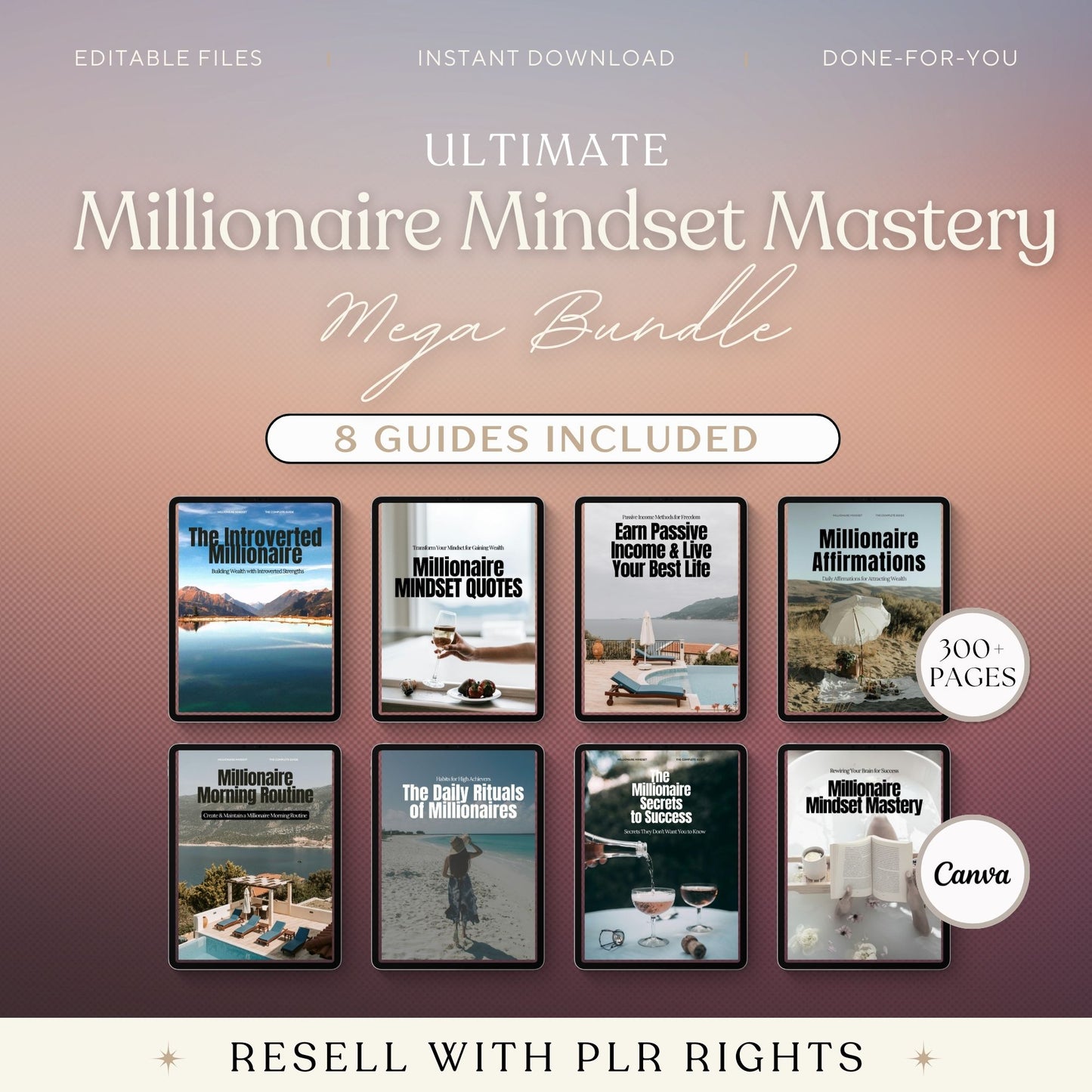 Millionaire Mindset Mastery 8-Guide Bundle