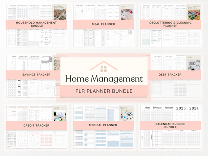 Home Management PLR Planner Bundle