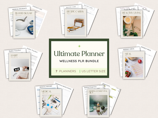 Wellness Planner PLR Bundle