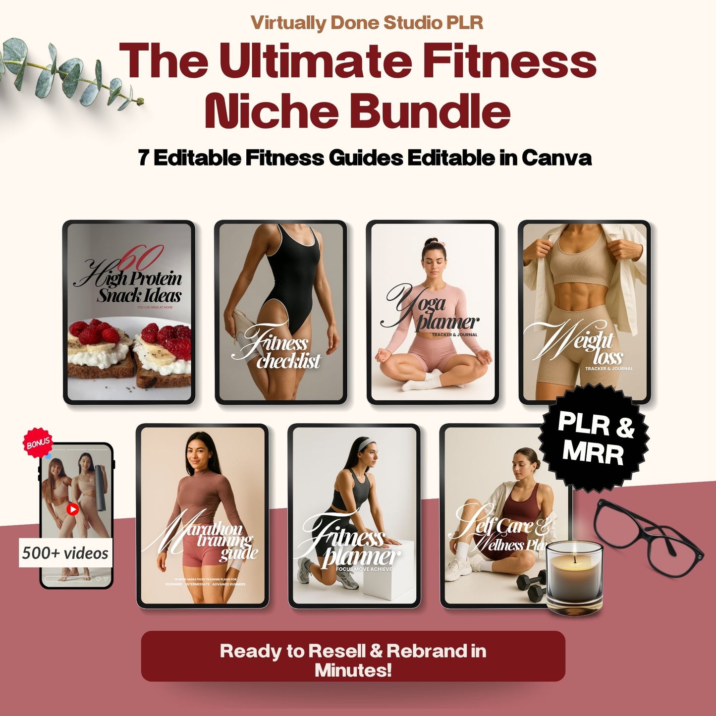 Ultimate Fitness Girl Niche Guide and Planner Starter Bundle