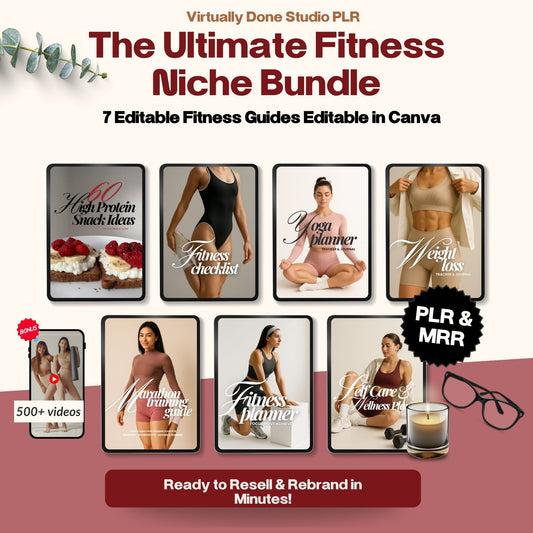 Ultimate Fitness Girl Niche Guide and Planner Starter Bundle