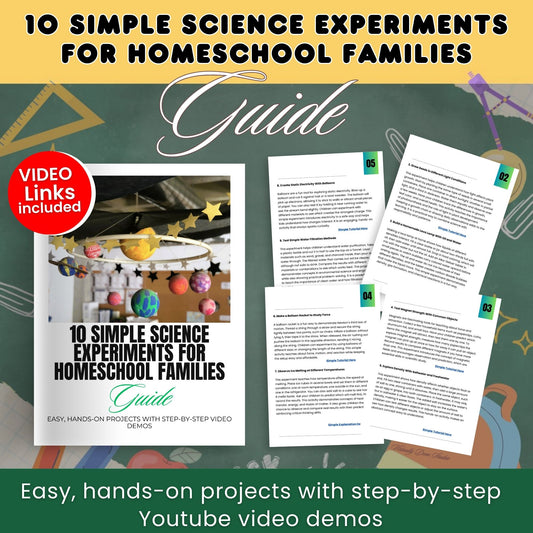 10 Simple Science Experiments For Homeschool Students Guide with MRR