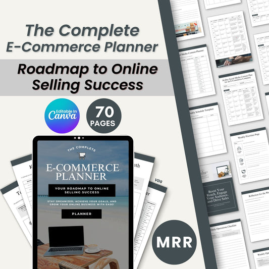 The Complete E-Commerce Planner (MRR included!)