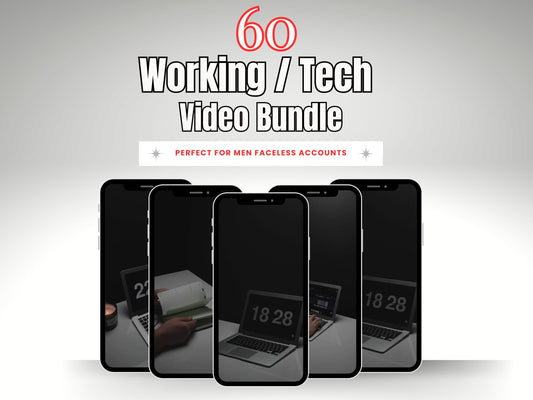 60 Men Tech / Work From Home (Dark Aesthetic Videos)