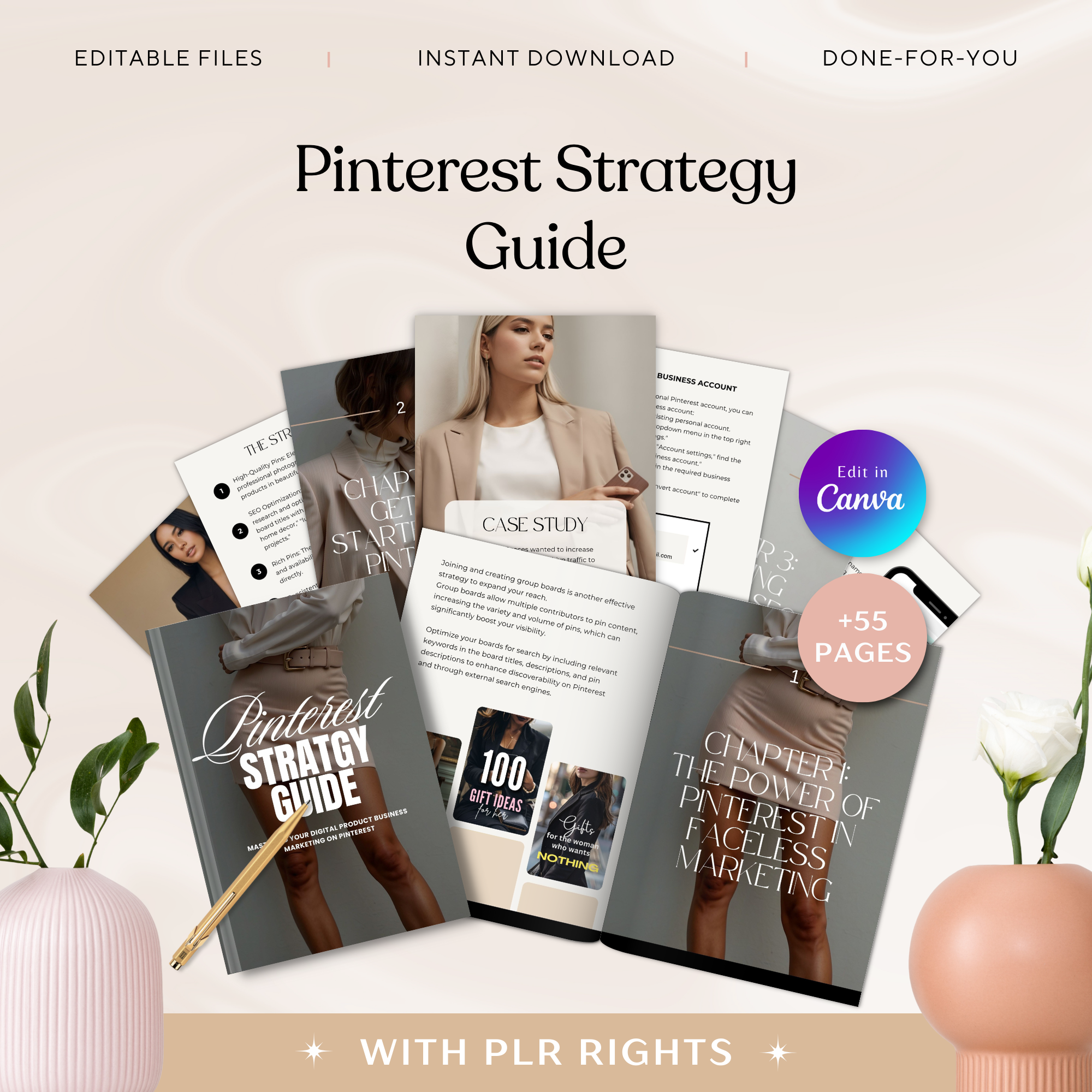Pinterest Strategy Example Pinterest Strategy Guide – Virtually Done Studio PLR