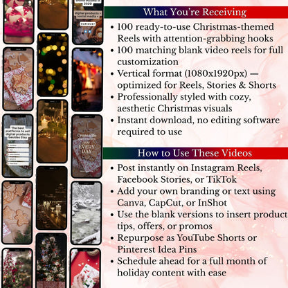 200 Christmas Reels Video Kit with MRR