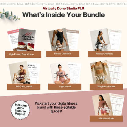 Ultimate Fitness Girl Niche Guide and Planner Starter Bundle