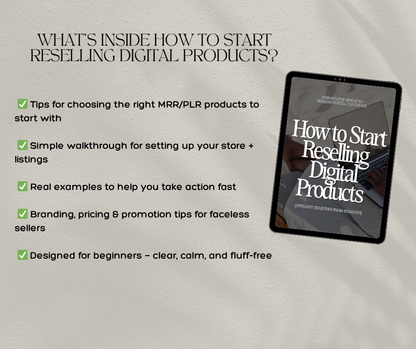 How To Start Reselling Digital Products Guide