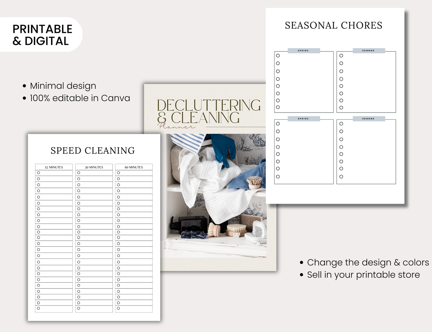 PLR Decluttering and Cleaning Planner