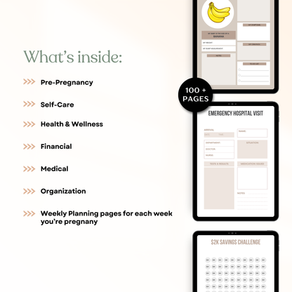 Printable Pregnancy Planner