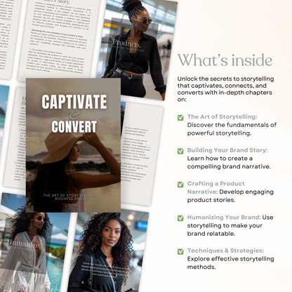 PLR Master the Art of Storytelling with the Captivate and Convert Guide