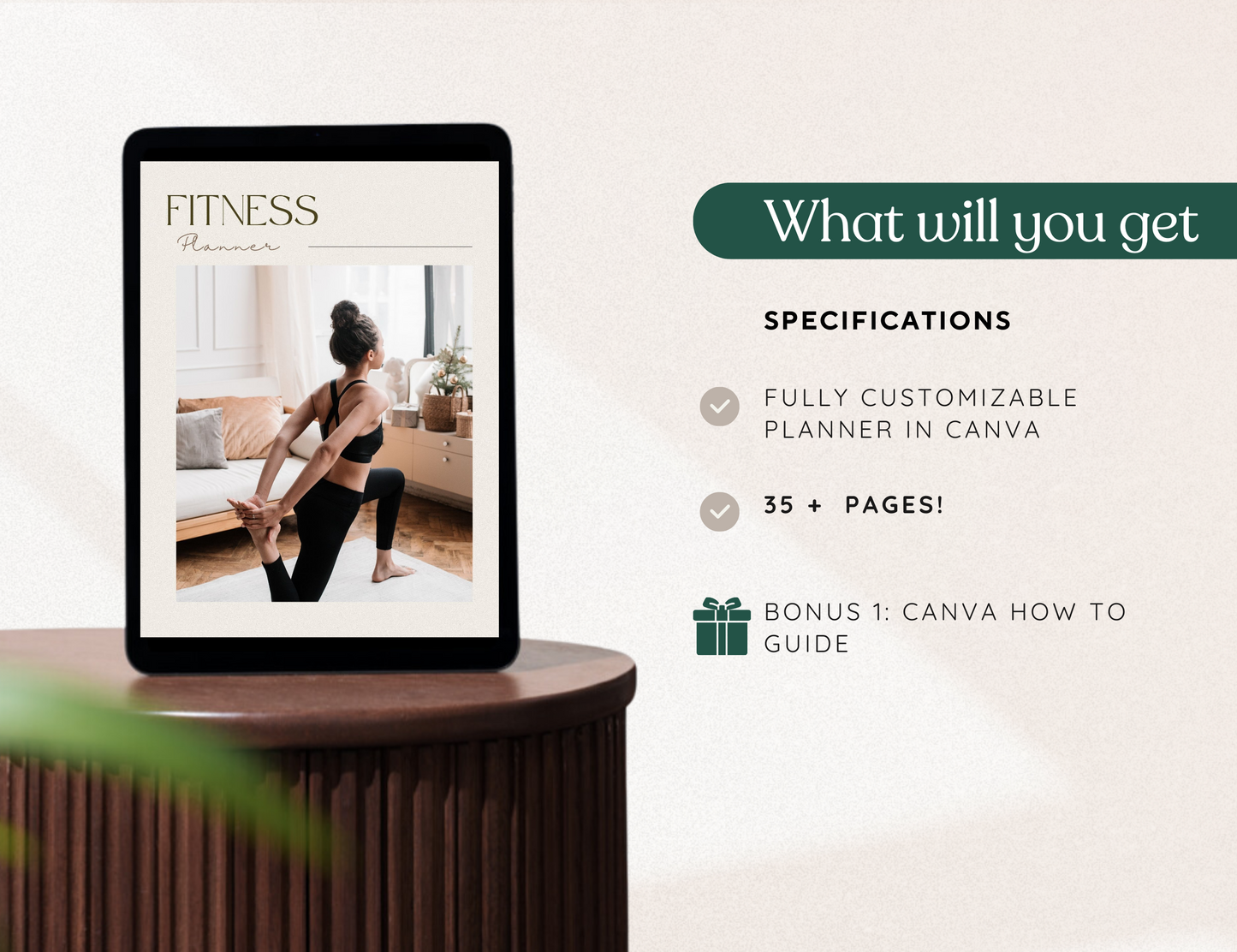 PLR Fitness Planner Template