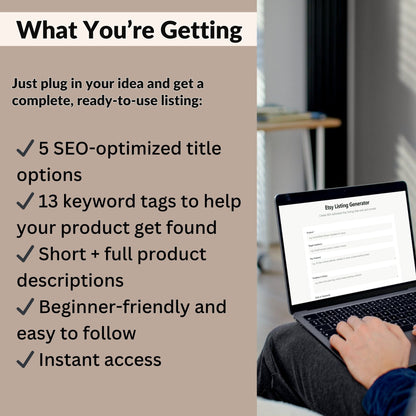Etsy Listing Generator