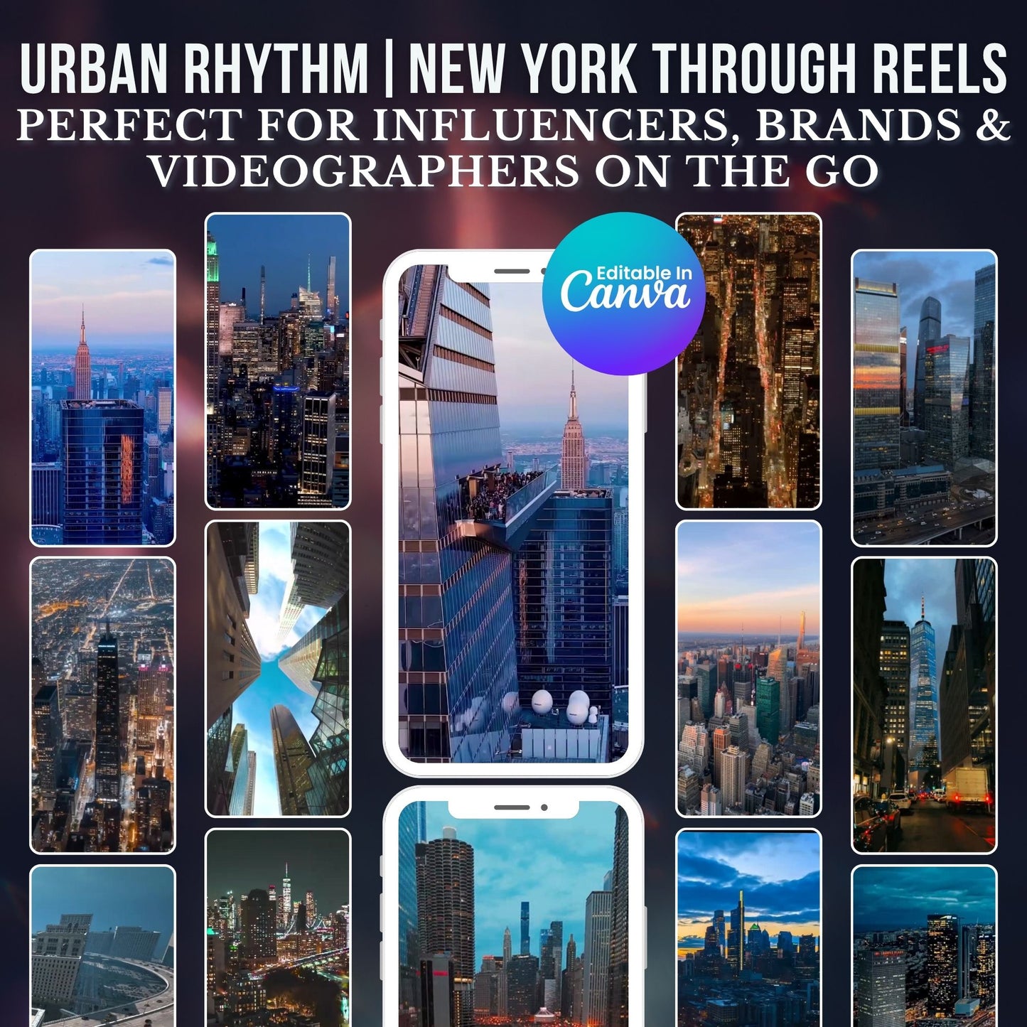 Faceless New York City Cityscape Video Reels