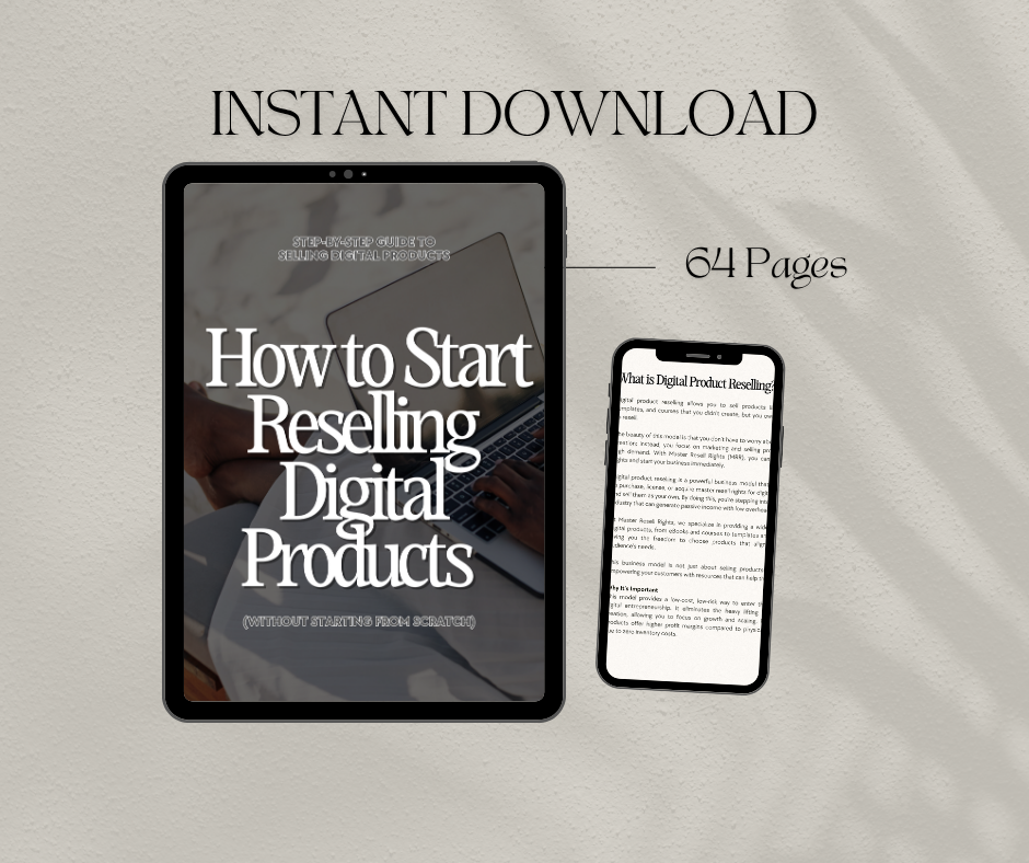 How To Start Reselling Digital Products Guide
