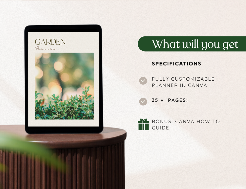 Garden Planner PLR Template – Virtually Done Studio PLR