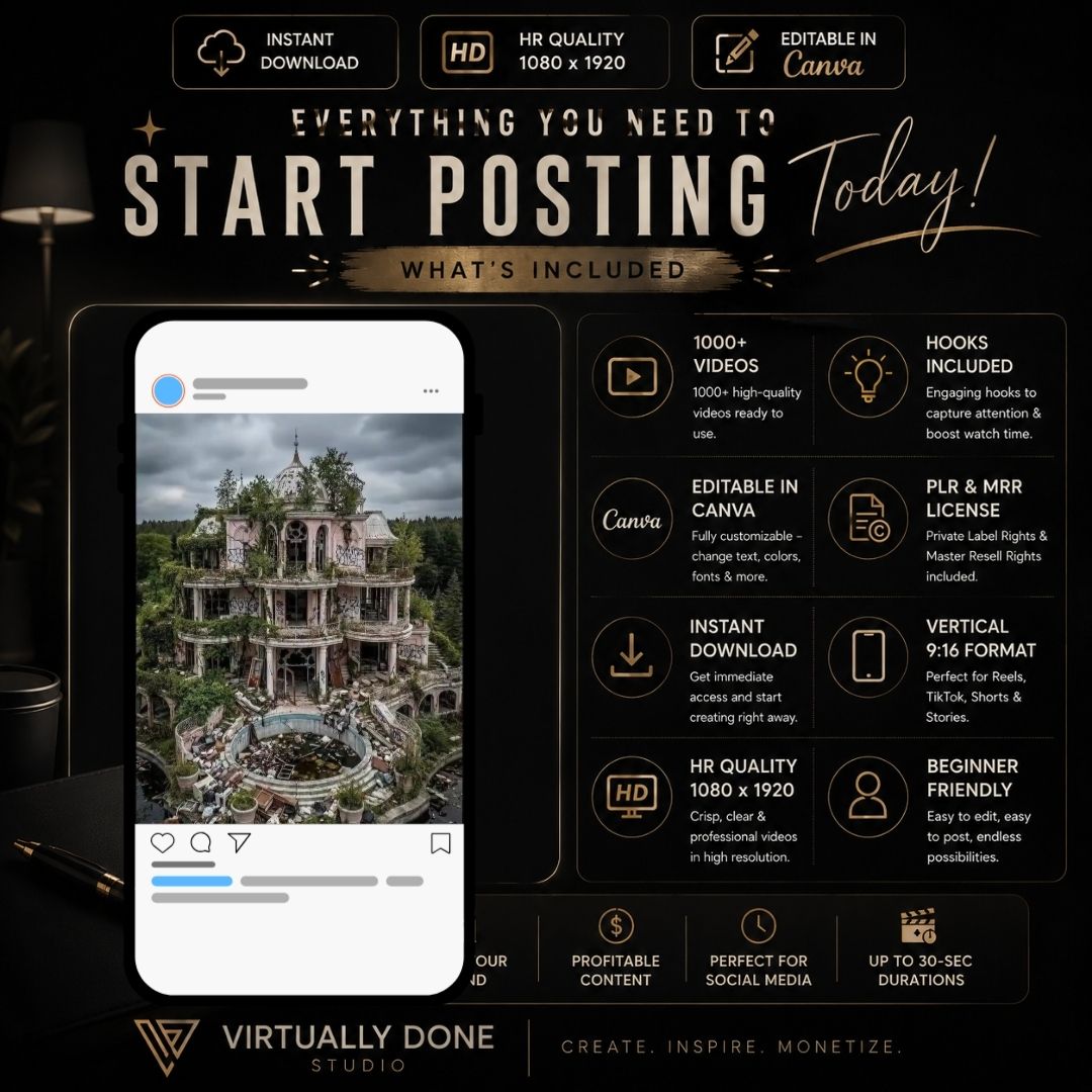 1,000 Restoration  Video Bundle: Bunker, Home, Building and more Ai Makeover Videos