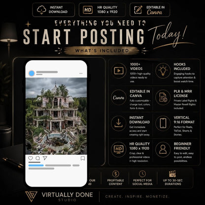 1,000 Restoration  Video Bundle: Bunker, Home, Building and more Ai Makeover Videos