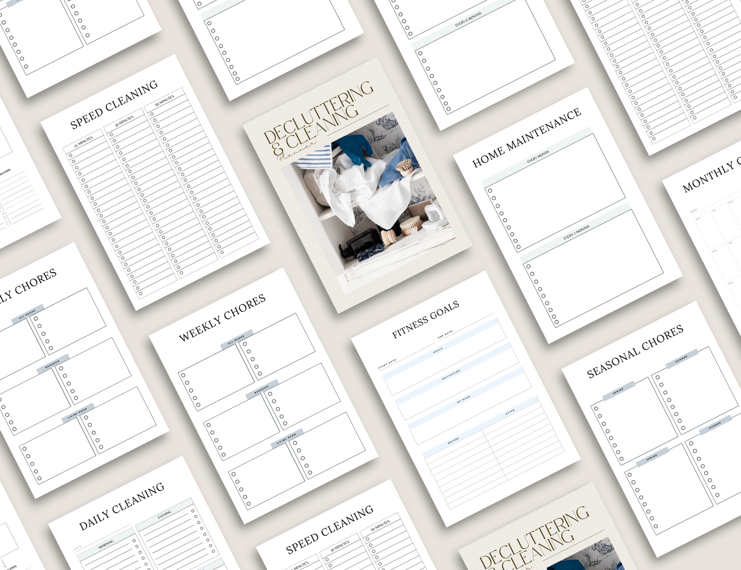 PLR Decluttering and Cleaning Planner