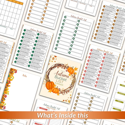 MRR Autumn Bucket List and Planning Kit for Fall Fun