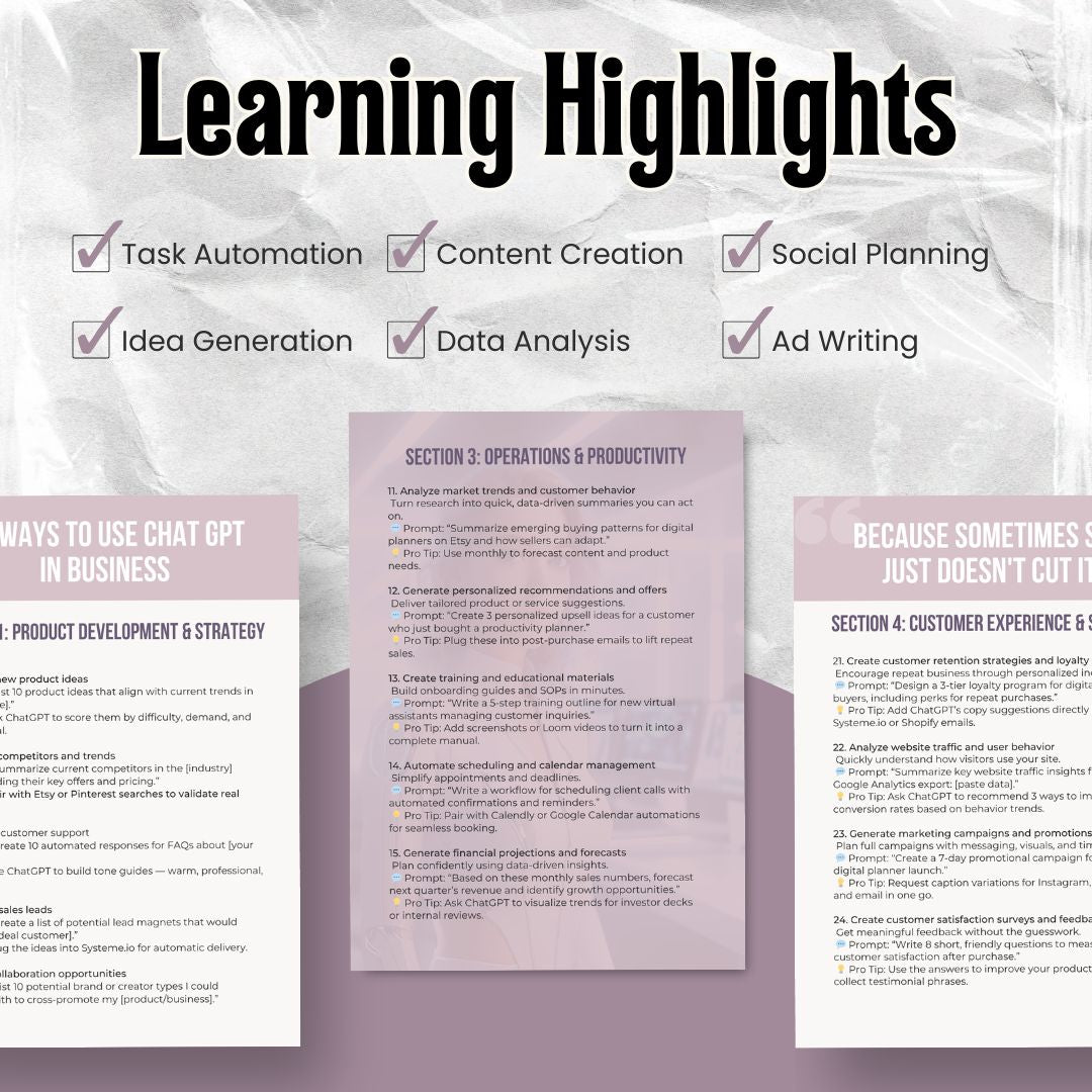 50 Ways To Use Chat GPT In Business Guide