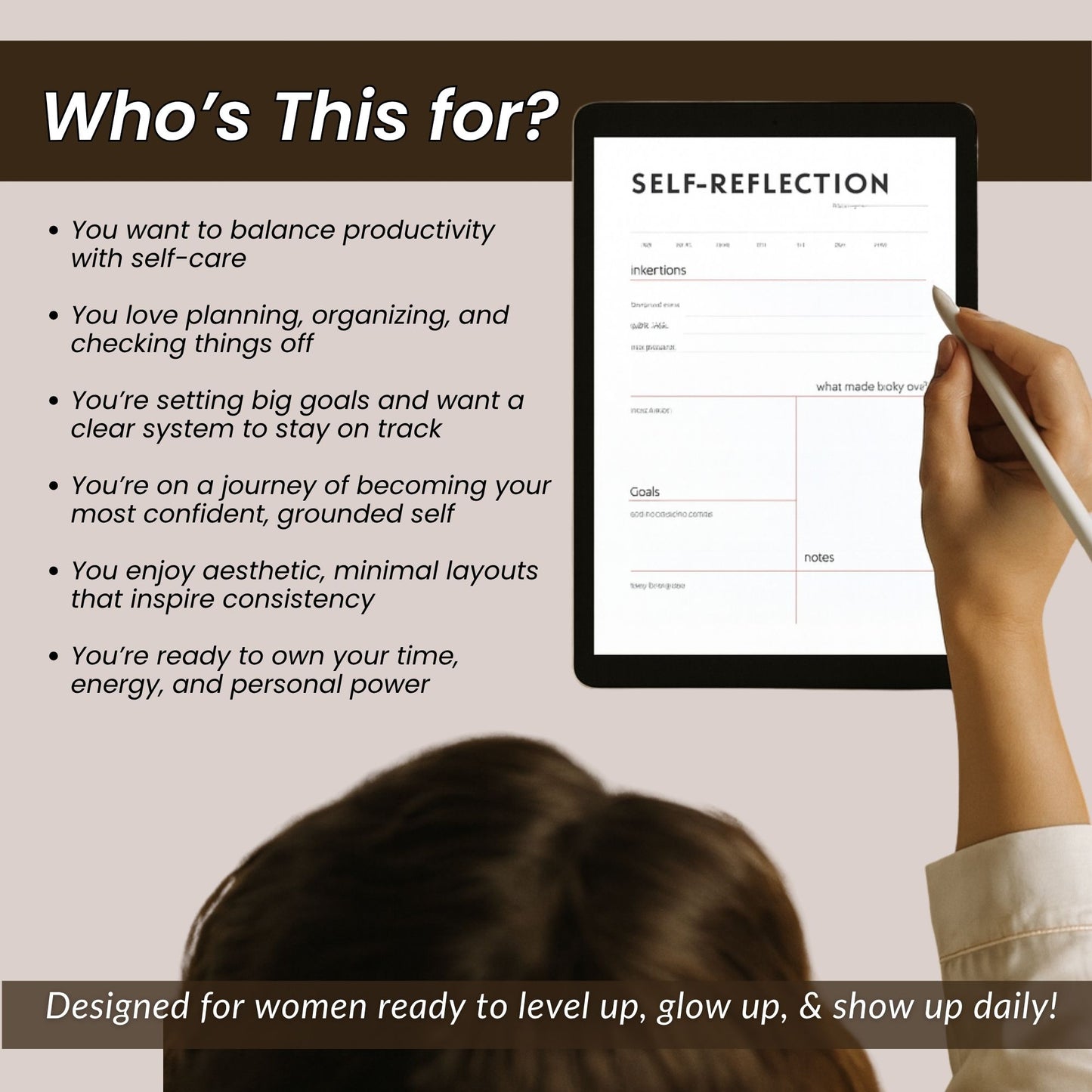 Neutral 2026 That Girl Printable Planner