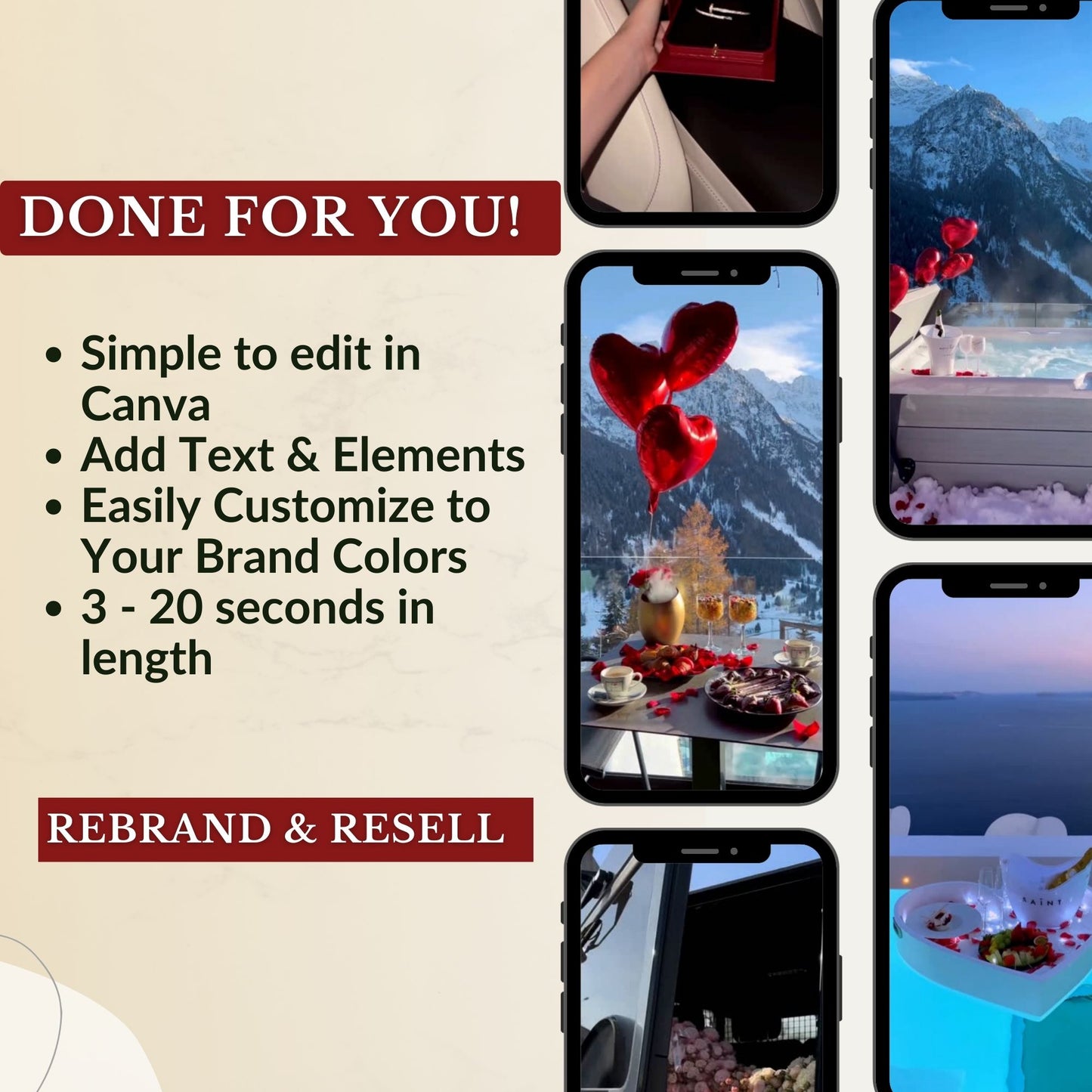 Faceless Valentine's Day Video Reels Bundle