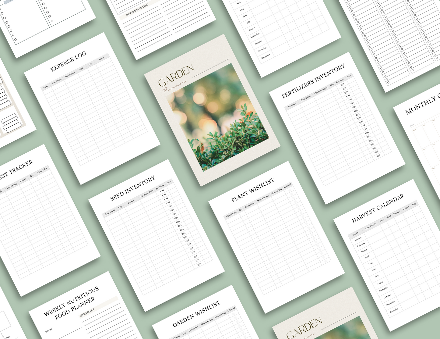 Garden Planner PLR Template