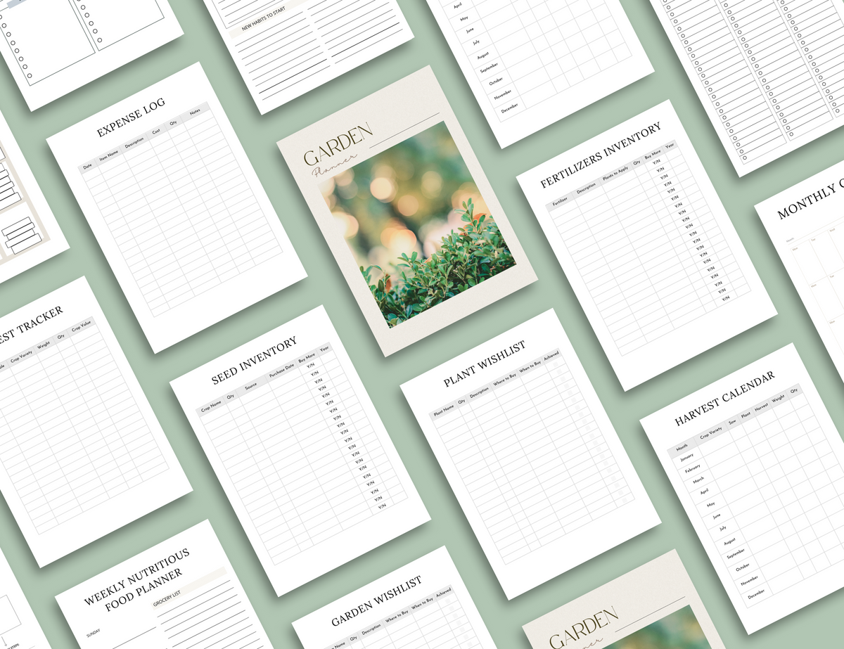 Garden Planner PLR Template – Virtually Done Studio PLR