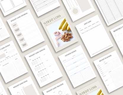 PLR Weight loss Planner Template