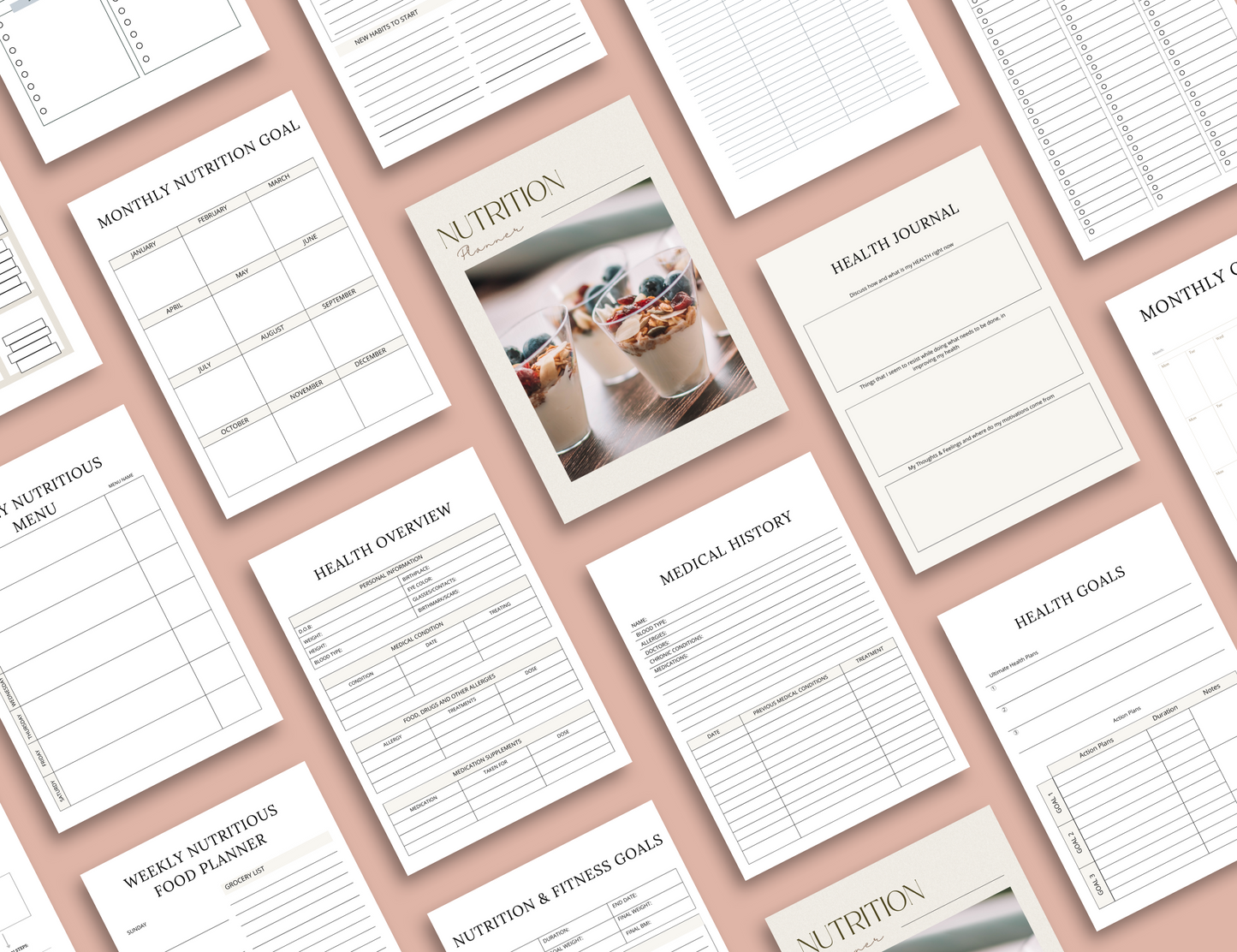 PLR Nutrition Planner Template