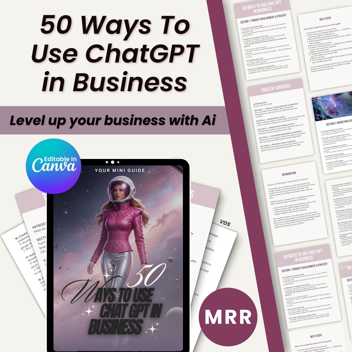 50 Ways To Use Chat GPT In Business Guide