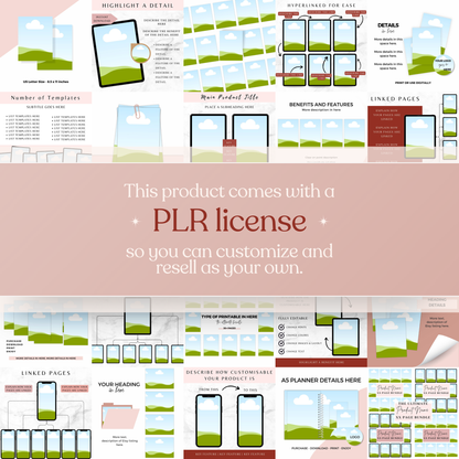 300 Digital Product Listing Mockups - Edit in Canva