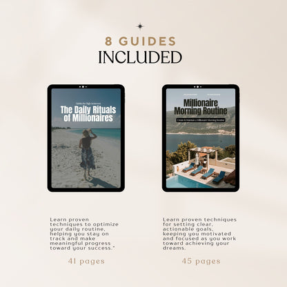 Millionaire Mindset Mastery 8-Guide Bundle