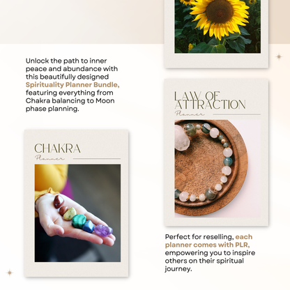 PLR 7 Spirituality Planner Bundle