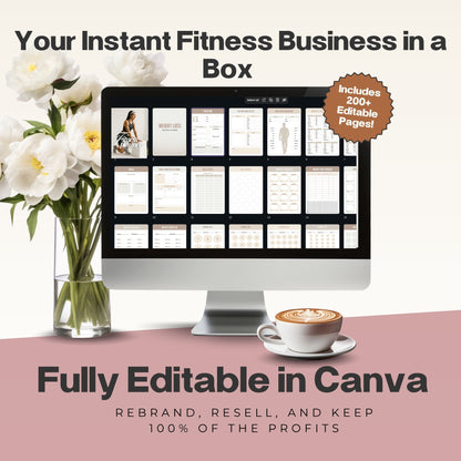 Ultimate Fitness Girl Niche Guide and Planner Starter Bundle