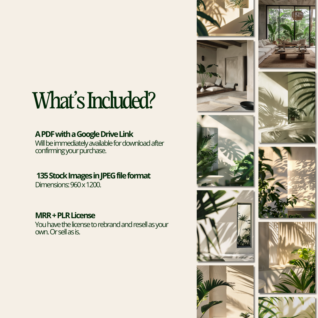 Nature Green Lifestyle Stock Image Bundle