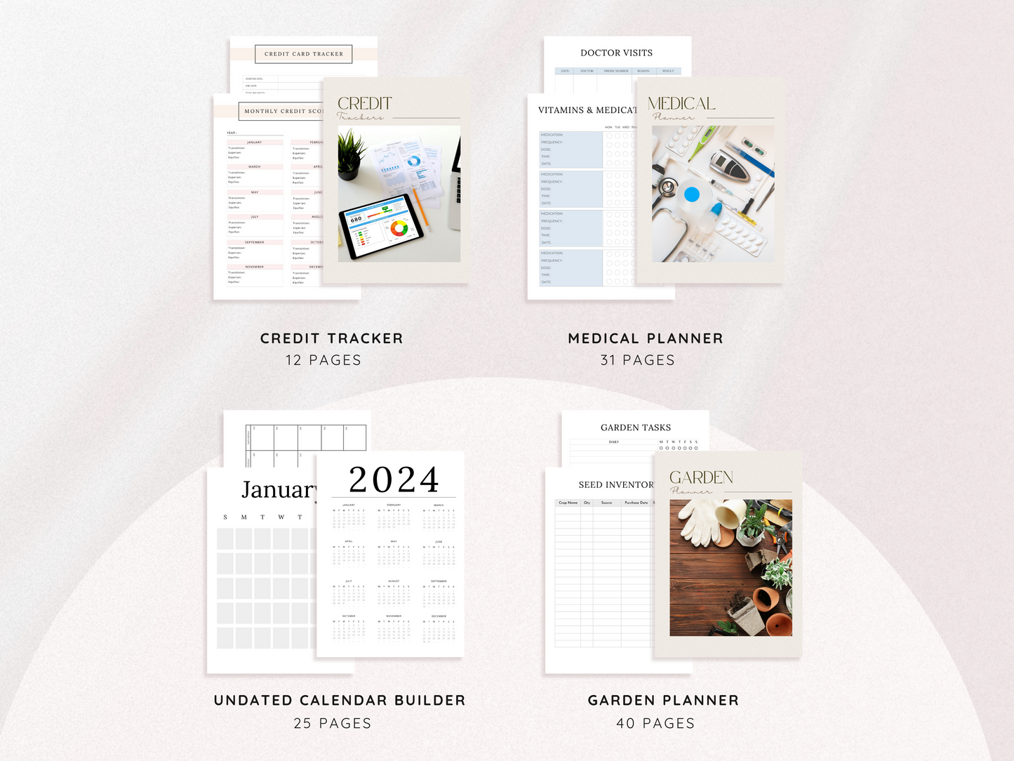 Home Management PLR Planner Bundle